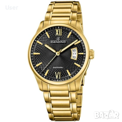Candino swiss 2 год. гаранция швейцарски часовник кандино сапфир