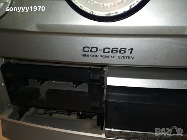SHARP CD-C661H AUX & DIGITAL OUT-ВНОС SWISS 0606231437, снимка 12 - Ресийвъри, усилватели, смесителни пултове - 40998805