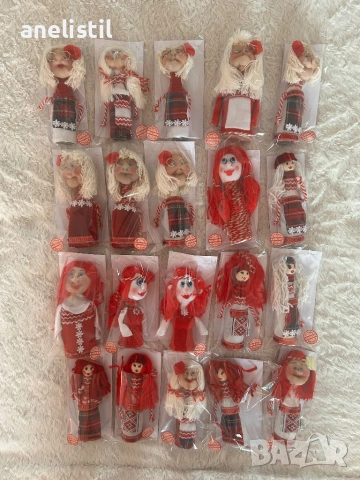 🌸 Ръчно изработени мартенички – кукли „Баба Марта“ 🌸, снимка 2 - Други - 53389009