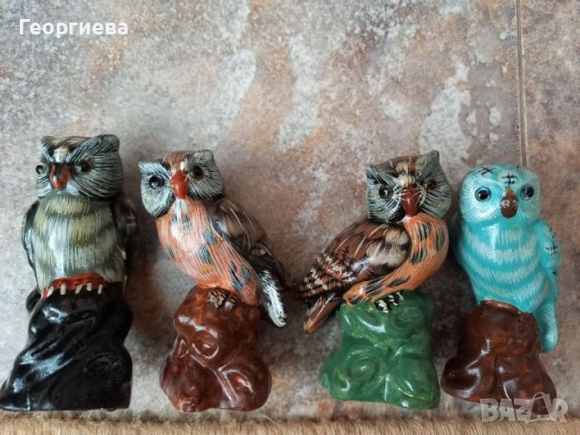 Четири керамични бухъла, снимка 6 - Колекции - 41842101