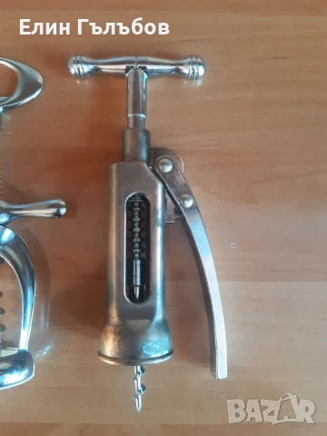 Тирбушони 2 броя за отваряне на бутилки с коркови тапи , снимка 3 - Други - 52848212