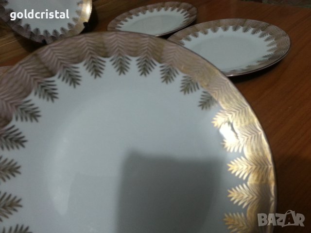 Стар немски порцелан Бавария чинии за десерт , снимка 5 - Антикварни и старинни предмети - 39896539