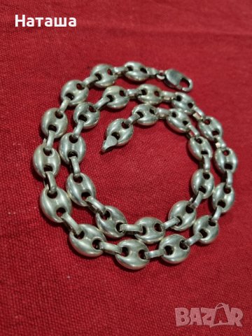Сребърен синджир 925 , снимка 4 - Колиета, медальони, синджири - 42146016