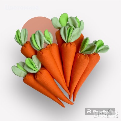 Подаръци за ученици / Морковчета от плат, снимка 2 - Други - 41954239
