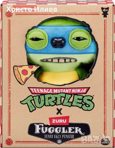 Плюшена играчка Zuru TMNT Fuggler зъбато чудовище Леонардо, снимка 4 - Плюшени играчки - 53166223