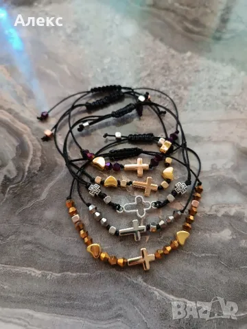 Гривни на конец.Гривни с талисмани за късмет. Йога гривни., снимка 6 - Гривни - 48518821