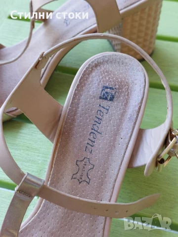 Розови сандали 38 номер, снимка 5 - Сандали - 51092891