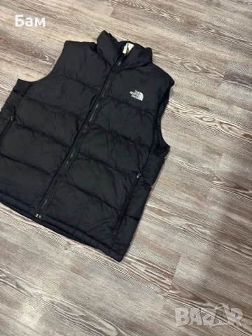 Оригинален мъжки пухен елек The North Face размер ХЛ , снимка 2 - Якета - 52564815