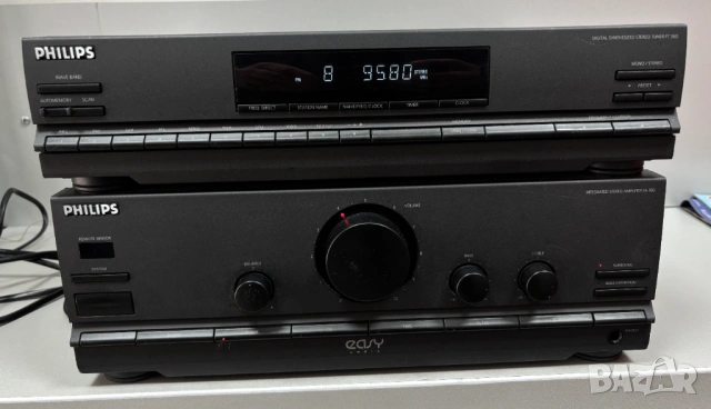 Hi-Fi стерео ресийвър (комбиниран усилвател и тунер) Philips Type 70FR "Easy Logic", снимка 2 - Ресийвъри, усилватели, смесителни пултове - 53796569