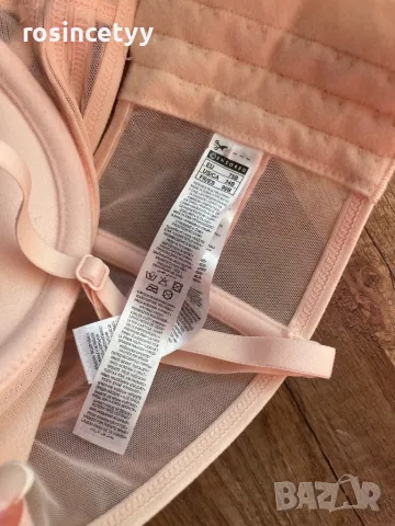 Розов сутиен с камъни , снимка 2 - Бельо - 46801076