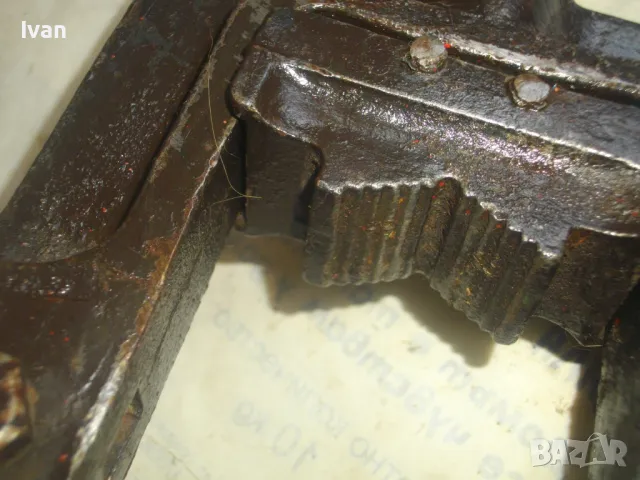 3" Цола Българско ТРЪБНО МЕНГЕМЕ Соц НРБ ТПК Металик-Разград 55см/6,0 кг/захват 115мм Като ново , снимка 12 - Менгемета - 47325814