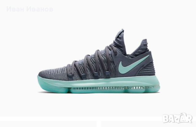 Nike KD 10 Cool Grey Igloo оригинални маратонки номер 40,5 -41, снимка 3 - Маратонки - 44827435
