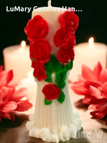 Свещ “ Шепот на рози “