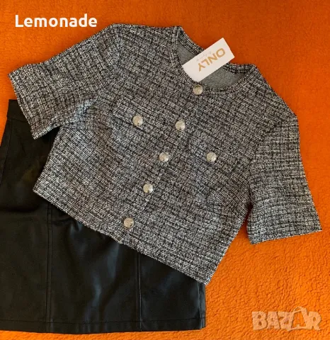 Ново кроп сако букле С размер, снимка 2 - Сака - 48988225