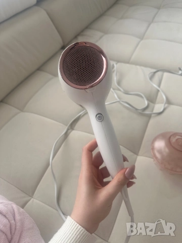 СЕШОАР PHILIPS HP8281/00, DRYCARE PRESTIGE MOISTUREPROTECT, 2300W МОЩНОСТ, ЙОННА ГРИЖА, ДИФУЗЕР, БЯЛ, снимка 8 - Преси за коса - 53719464