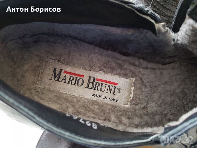 Оригинални обувки MARIO BRUNI-ръчна изработка, снимка 6 - Мъжки боти - 40168313