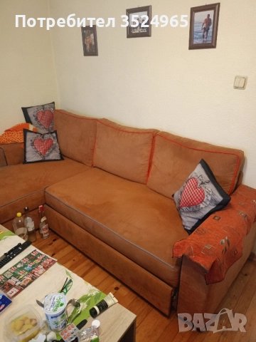 канапе с лежанка ф.сън, снимка 2 - Дивани и мека мебел - 52685819
