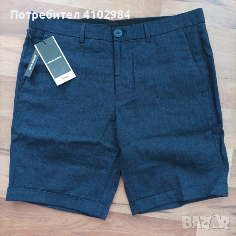 Лен и памук Jack&Jones къси панталонки 