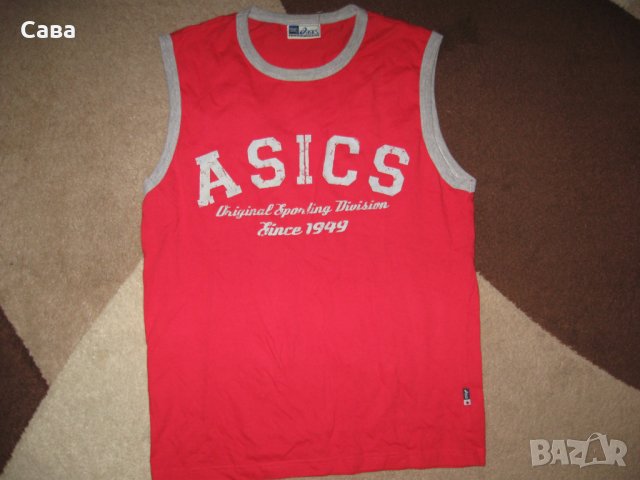 Потници ASICS,BLEND  мъжки,М-Л /червен,оранж,бял/, снимка 2 - Спортни дрехи, екипи - 33834786