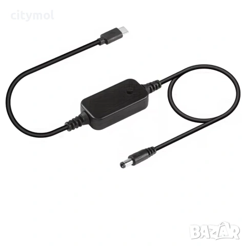Универсално бързо зарядно устройство PD, USB-C към DC 5V/9V/12V/15V/20V, с LED дисплей, снимка 6 - Друга електроника - 53624310