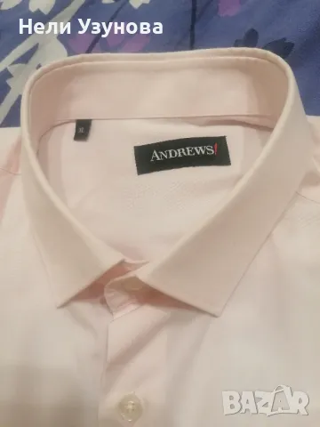 Мъжка риза с къс ръкав Andrews , снимка 4 - Ризи - 47509385
