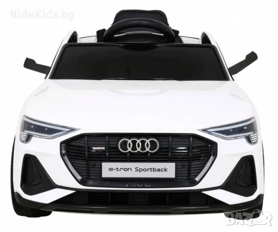 Audi E-Tron Sportback 12V – Детска акумулаторна кола, Бяла, EVA гуми, 4x4, снимка 2 - Детски велосипеди, триколки и коли - 50427205