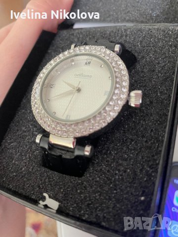 Нов дамски часовник със Сваровски камъчета, снимка 2 - Дамски - 40901574