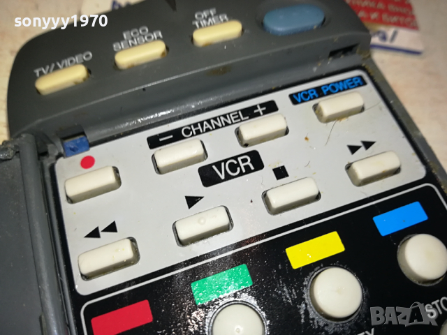 JVC RM-C891 TV/VCR REMOTE-ВНОС SWISS 0303241252, снимка 17 - Дистанционни - 44583647