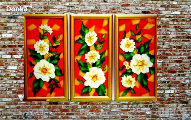 Витражни картини - рисувано стъкло за подарък, снимка 1 - Декорация за дома - 36453194