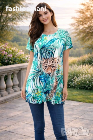 Разкроени туники 5 модела  - код 1173, снимка 2 - Туники - 49665291