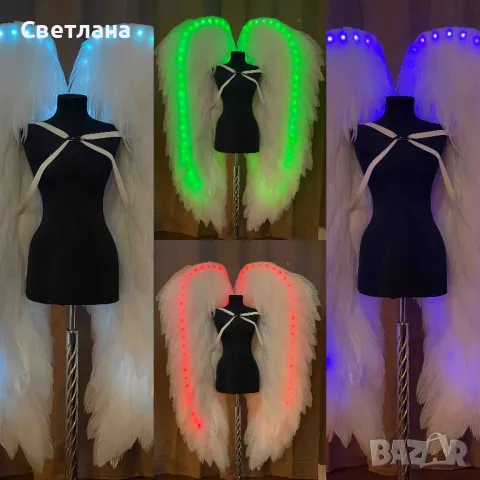 Светещи ангелски крила за носене