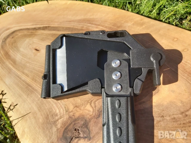 Туристическа брадва с трион и запалка, снимка 7 - Ножове - 50667256