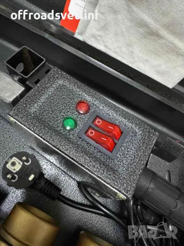 Немска Лепачка 2500W Поялник с ножица за ППР тръби 20 мм 63 мм 2500W, снимка 3 - Поялници и запояване - 49979263