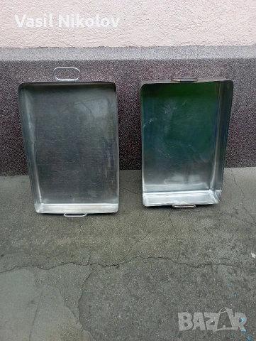 Тава хром Силистра от соца 40см на 60см на 8см дълбочина., снимка 2 - Съдове за готвене - 53245804