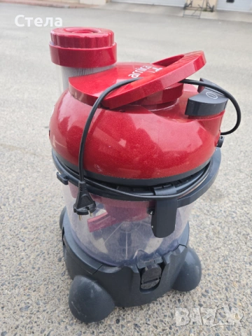 Перяща прахосмукачка 2400W, Arnica Hydra Rain Plus, Турбо четка, Функция „издухване”399, Червена