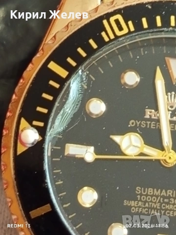 Дамски часовник ROLEX OYSTER PERPETUAL работи много красив 53753, снимка 4 - Дамски - 53677327