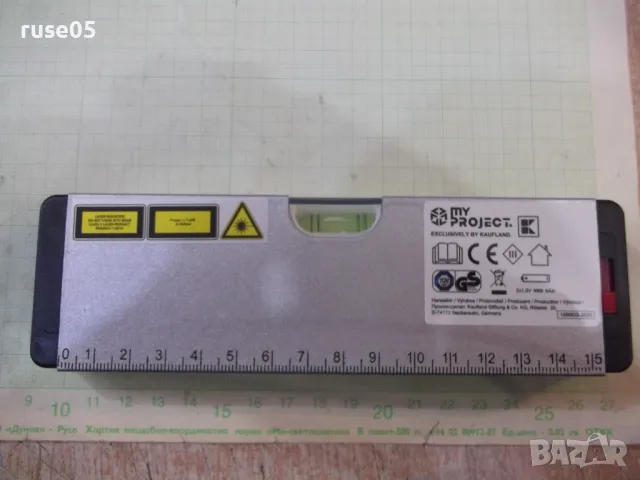 Нивелир лазерен "MY PROJECT" нов работещ, снимка 5 - Измервателни инструменти - 49238153
