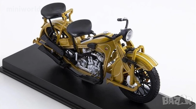 ПМЗ А750 мотор - мащаб 1:24 на Наши мотоцикли моделът е нов в блистер, снимка 3 - Колекции - 52575515