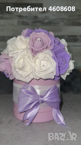 Кутия с вечни рози, снимка 1