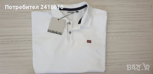 Napapijri Eruggy 2  Pique Cotton  Regular Fit Mens Size 2 - 3XL НОВО! ОРИГИНАЛ! Мъжка Тениска!, снимка 2 - Тениски - 50758374