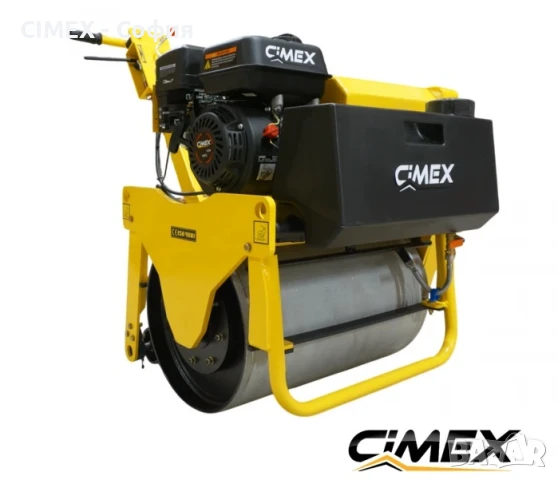  Едноосен ръчноводим валяк с вибрация и реверс CIMEX VR200, снимка 1