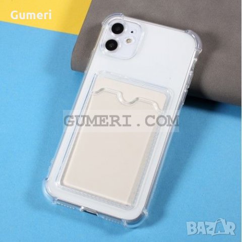 Apple iPhone 11 - Силиконов Гръб Air със Защита за Камерата и Слот за Карта, снимка 6 - Калъфи, кейсове - 34807784