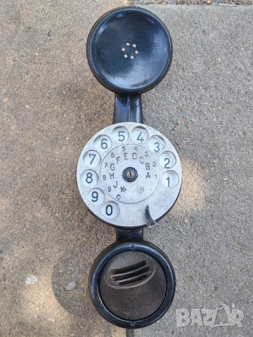 Винтидж тестова телефонна слушалка,телефон. , снимка 2 - Антикварни и старинни предмети - 51192564