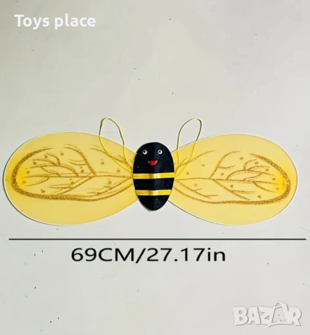 Карнавален костюм пчеличка от 3 части , снимка 2 - Други - 53483908