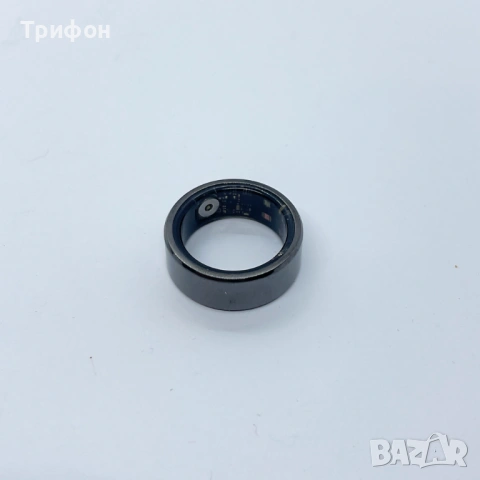 Черен смарт пръстен размер 7.5 / 15 мм , снимка 4 - Смарт гривни - 53214787