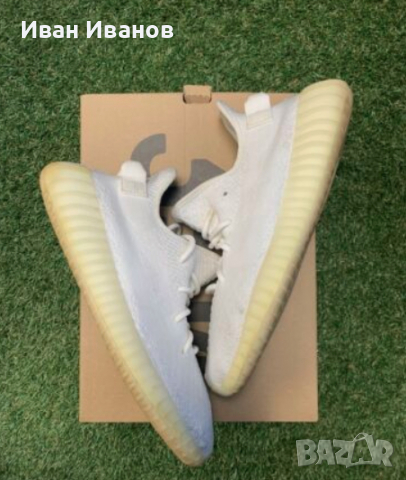 оригинални маратонки  Adidas Yeezy Boost 350 V2 Cream White Triple Core  номер 44 -45 1/3  , снимка 6 - Маратонки - 36289660