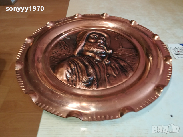 ХЕМИНГУЕЙ-МЕДНА КАРТИНА ОТ ФРАНЦИЯ 32СМ-АНТИКА 1703241431, снимка 15 - Антикварни и старинни предмети - 44806265