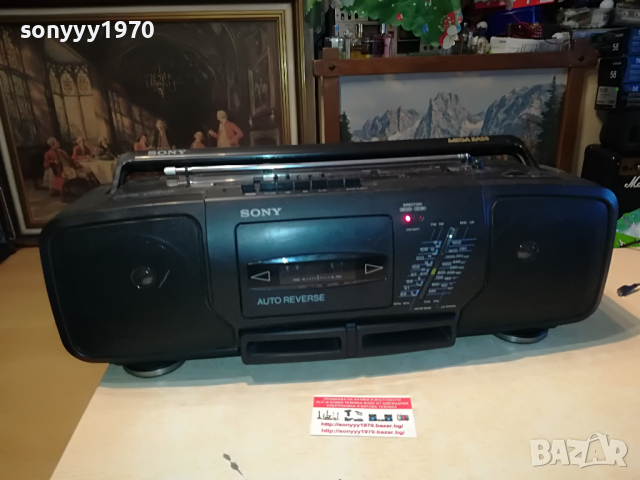 SONY CFS-D30L MEGA BASS & REVERSE 1004222127, снимка 2 - Радиокасетофони, транзистори - 36411852