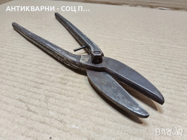 Стара Кована Ножица За Рязане На Ламарина. / НОМЕР 1726., снимка 2 - Антикварни и старинни предмети - 53849761