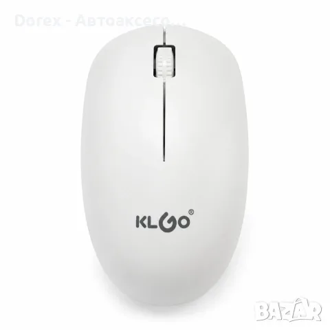 Безжична мишка KLGO Q1 1200 DPI 2.4 GHz - бяла или черна, снимка 4 - Клавиатури и мишки - 55803046